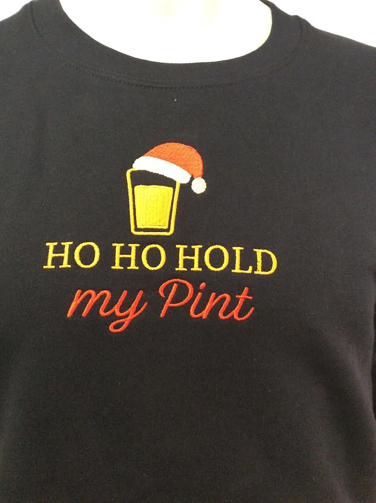 Ho Ho Hold My Pint - Christmas Jumper