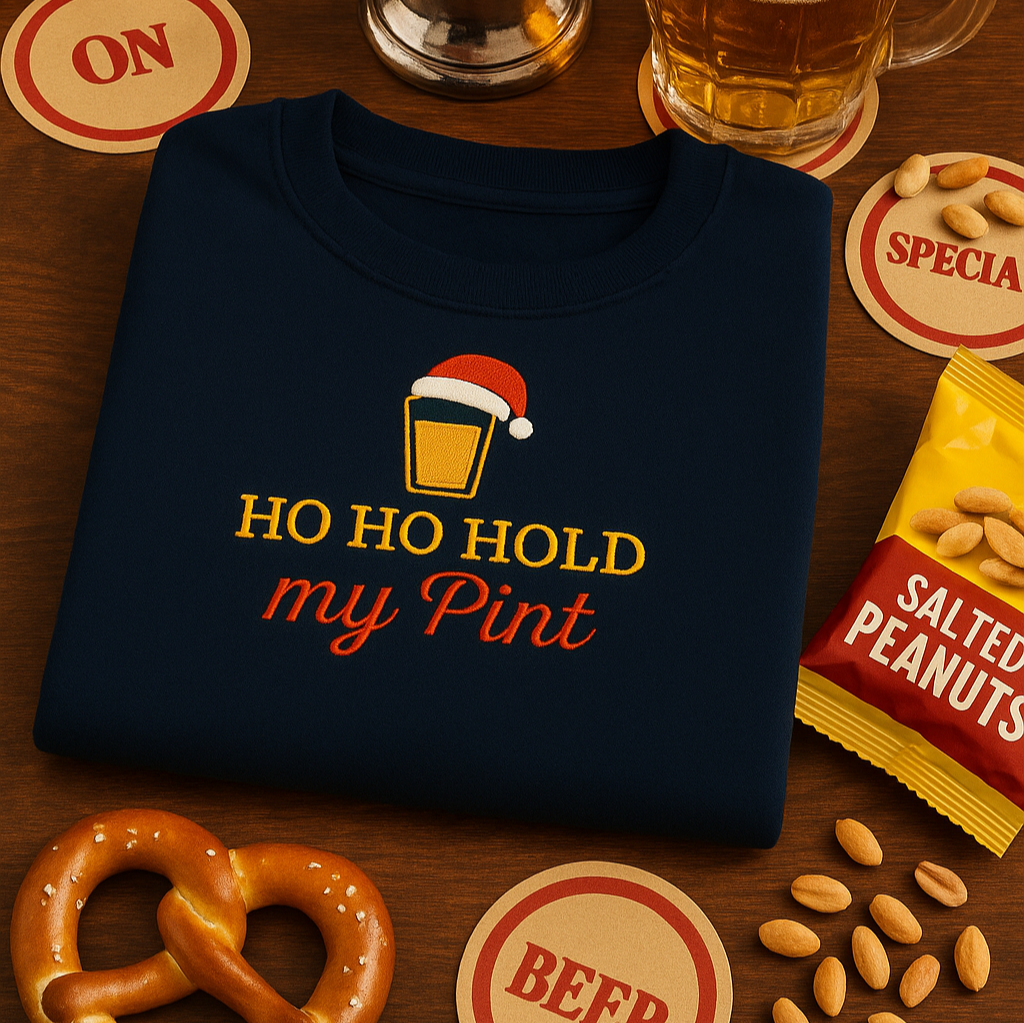 Ho Ho Hold My Pint - Christmas Jumper