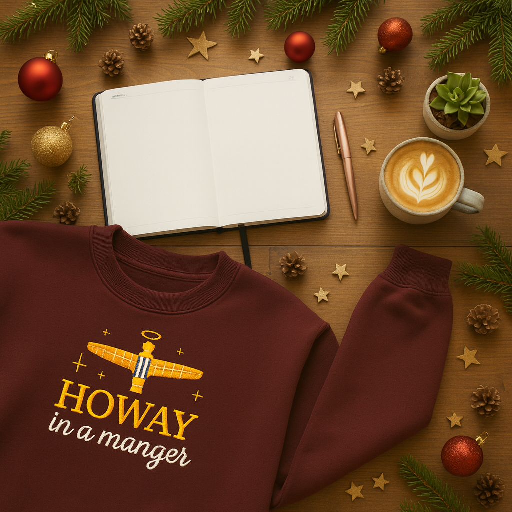 Howay in a Manger - Christmas Jumper