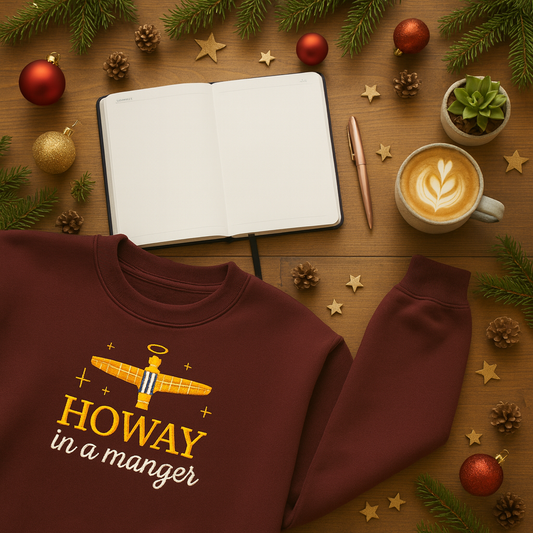 Howay in a Manger - Christmas Jumper