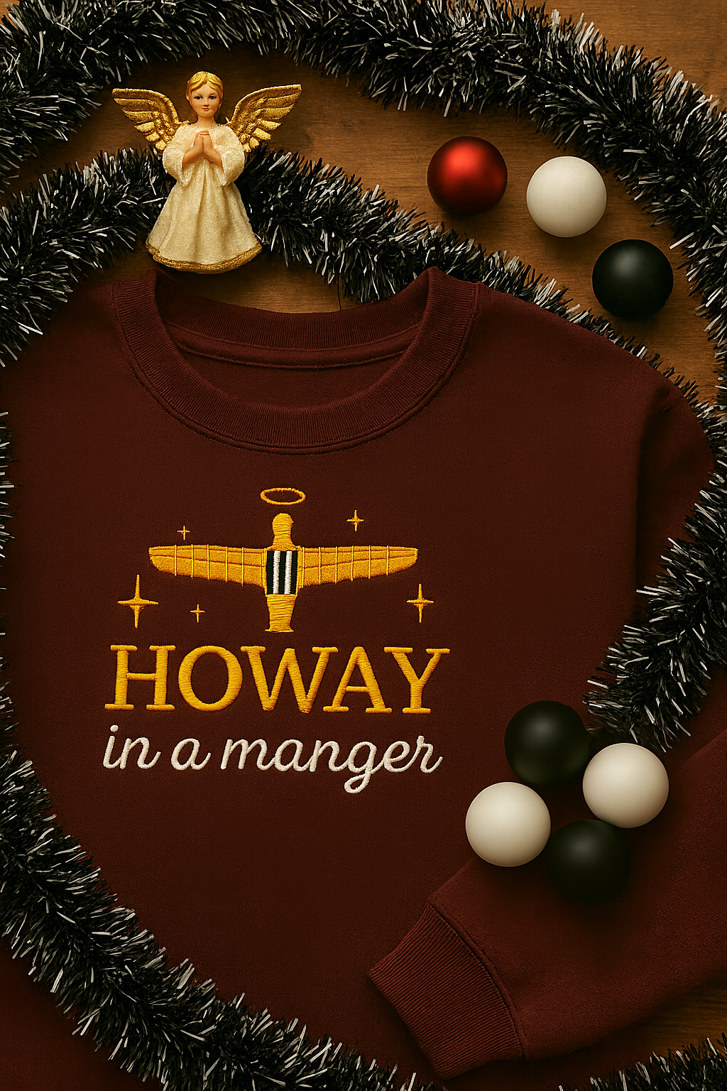 Howay in a Manger - Christmas Jumper