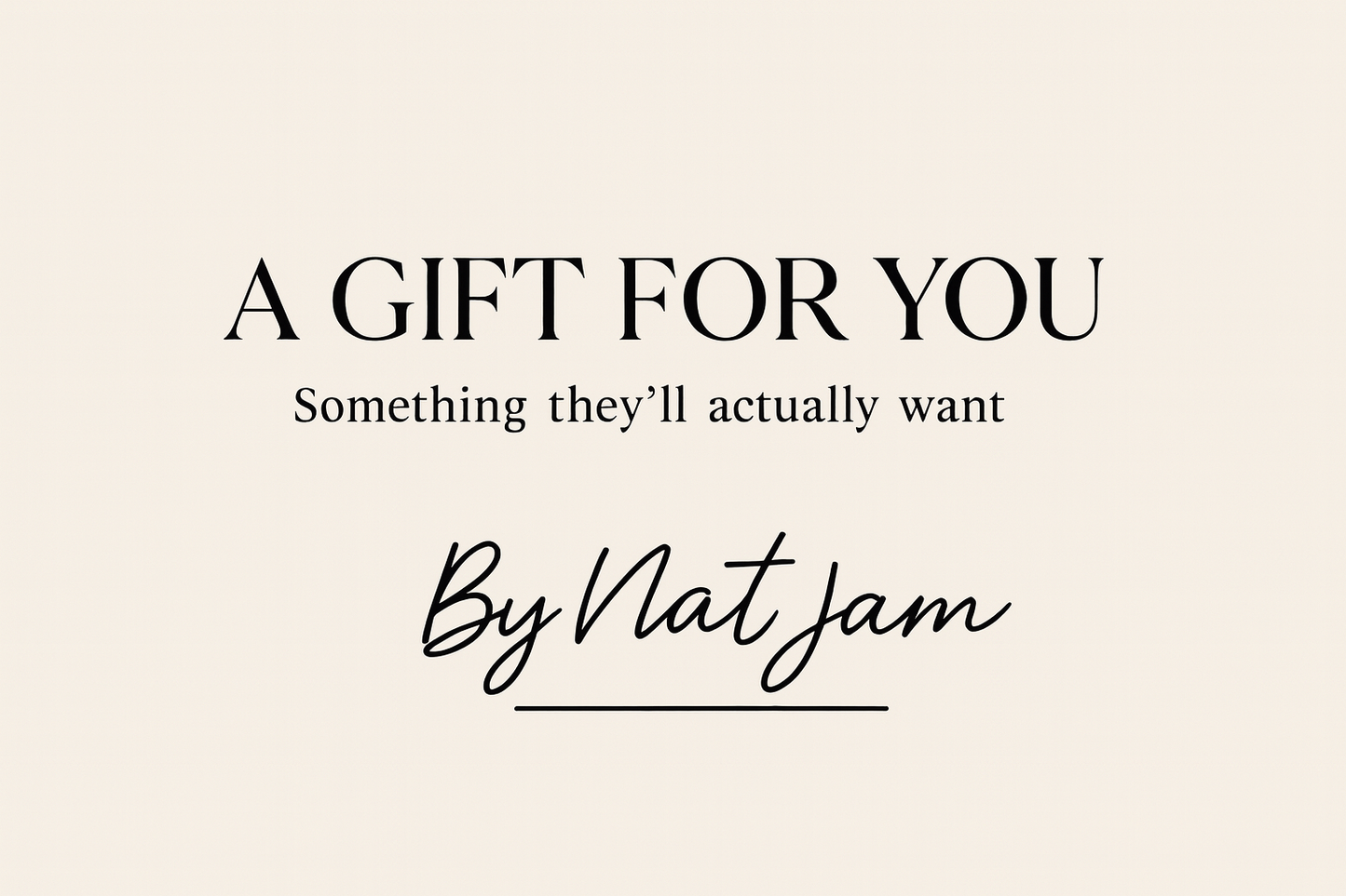 By Nat Jam Gift Card
