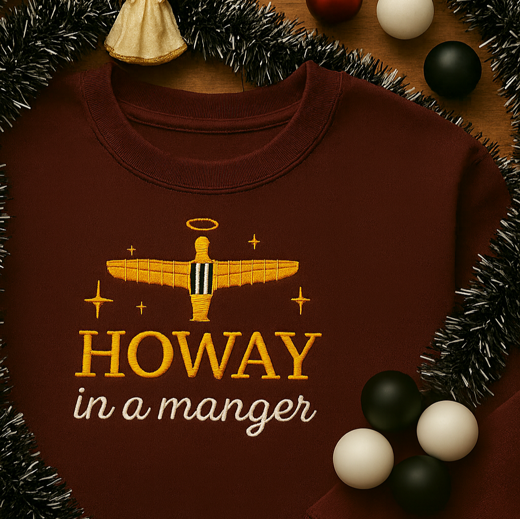 Howay in a Manger - Christmas Jumper